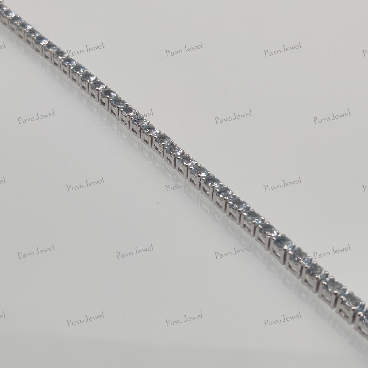 Aquamarine Bracelets, 925 Sterling Silver, Handmade Gemstone Jewelry