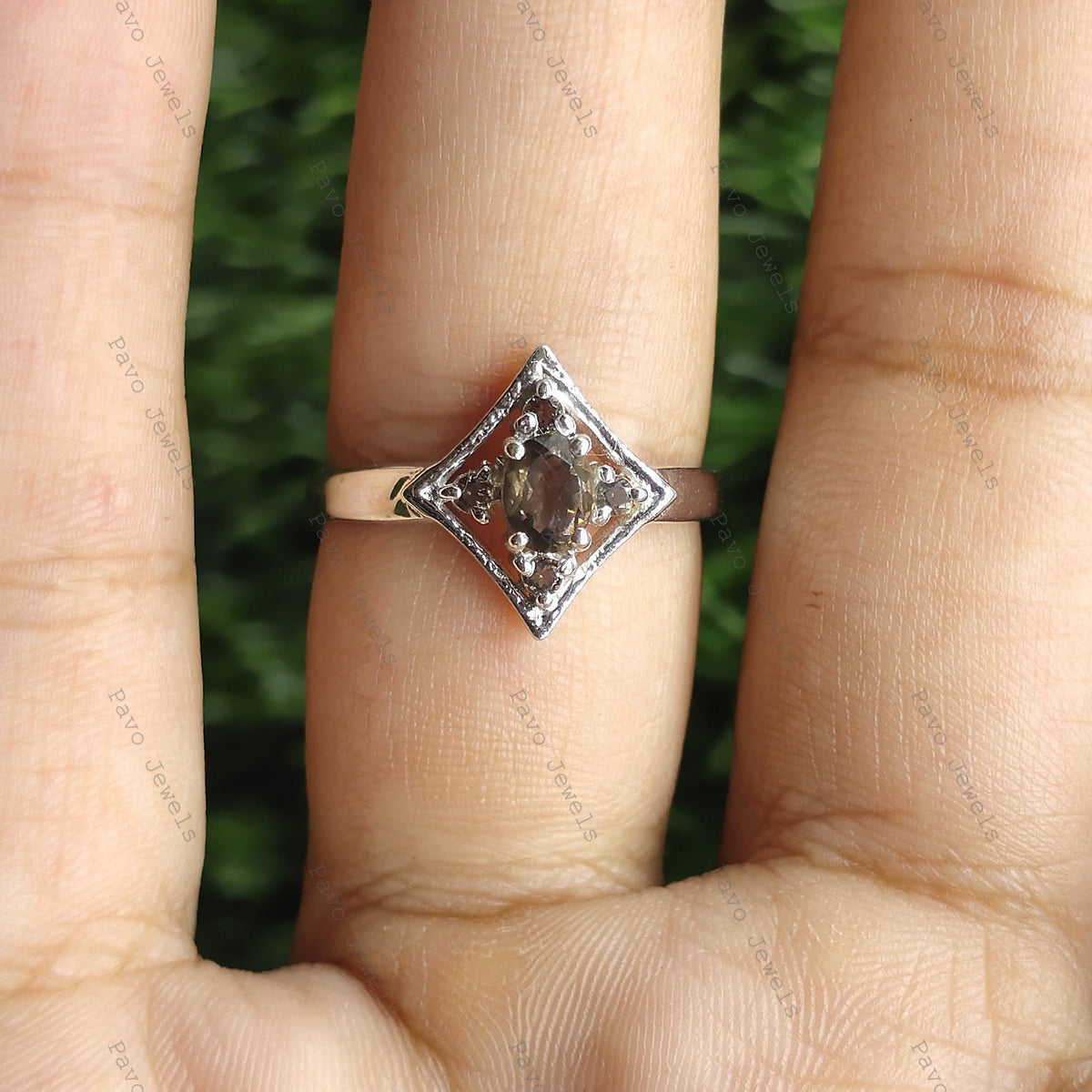 Smoky Quartz Ring: 925 Sterling Silver, Handmade Gemstone Jewelry