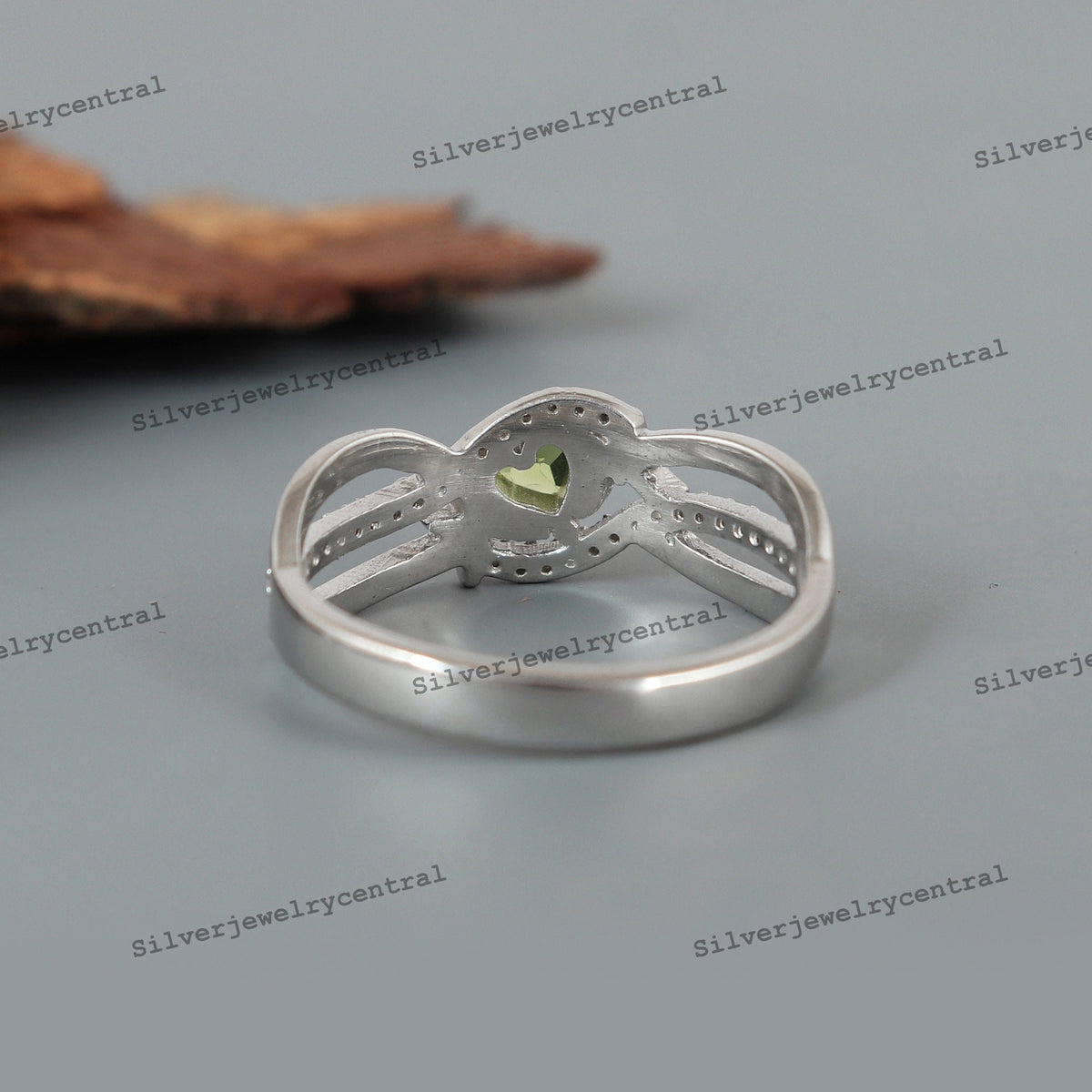 Peridot Ring: Sterling Silver August Birthstone, Gifts For Her