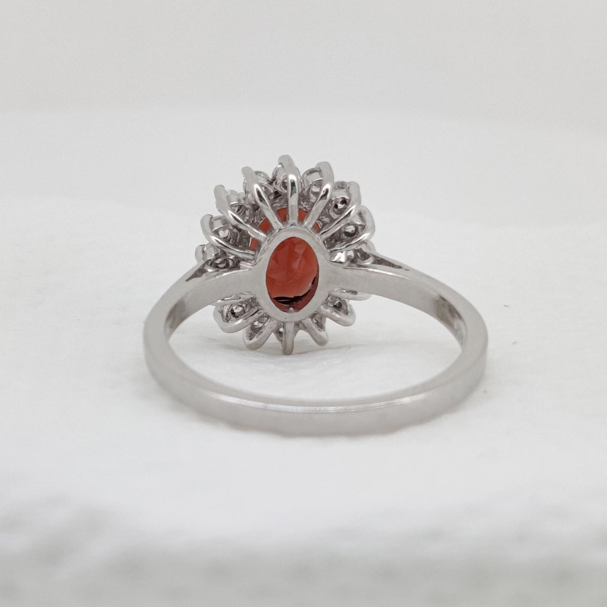Garnet Sterling Silver Ring: January Birthstone Gift For Her