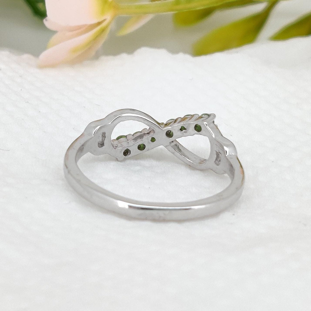 Natural Tsavorite Ring 925 Sterling Silver, Handmade Green Gemstone Jewelry, Gifts For Her