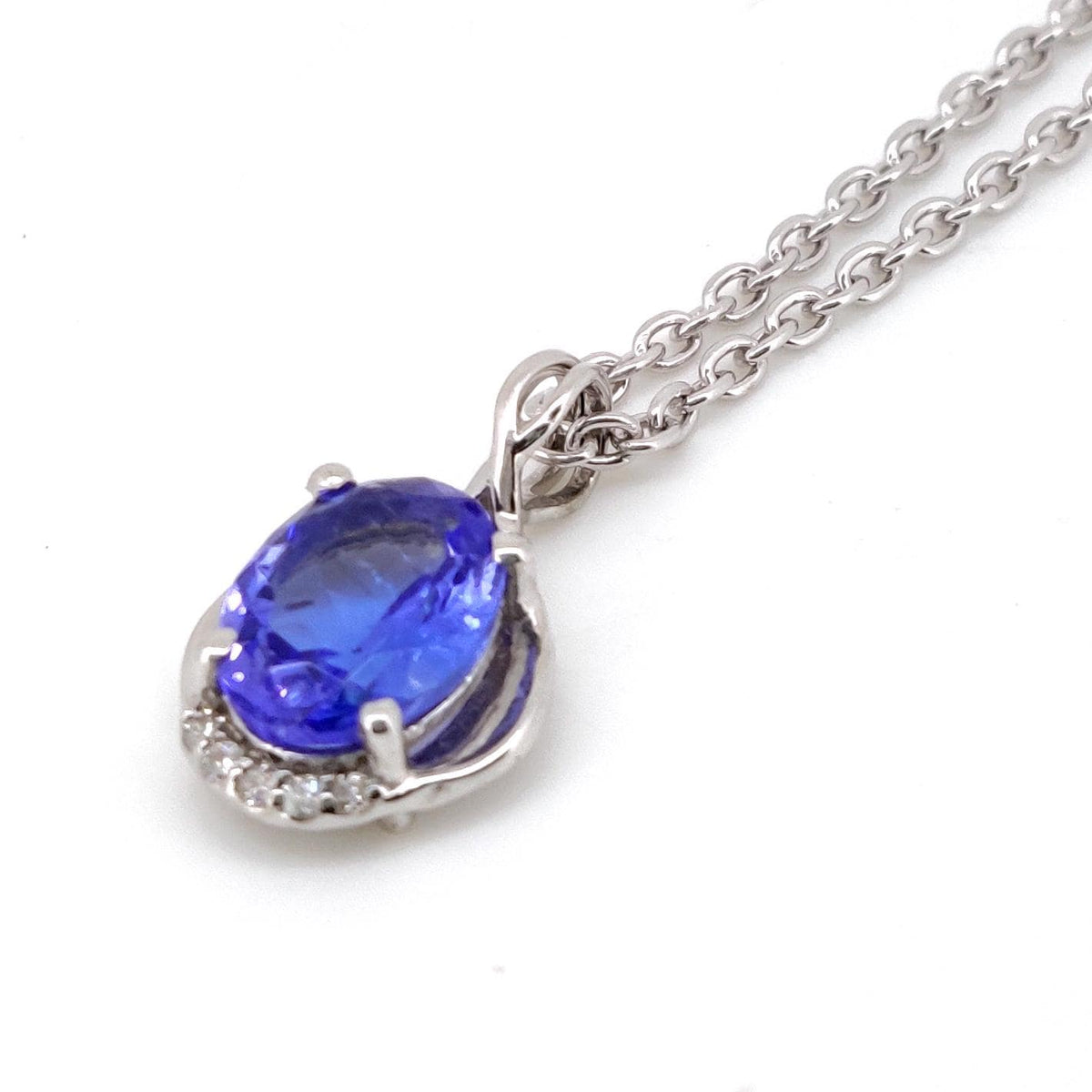 Natural Tanzanite Pendant-925 Sterling Silver-December Birthstone-Handmade Gemstone Jewelry-Anniversary Gift