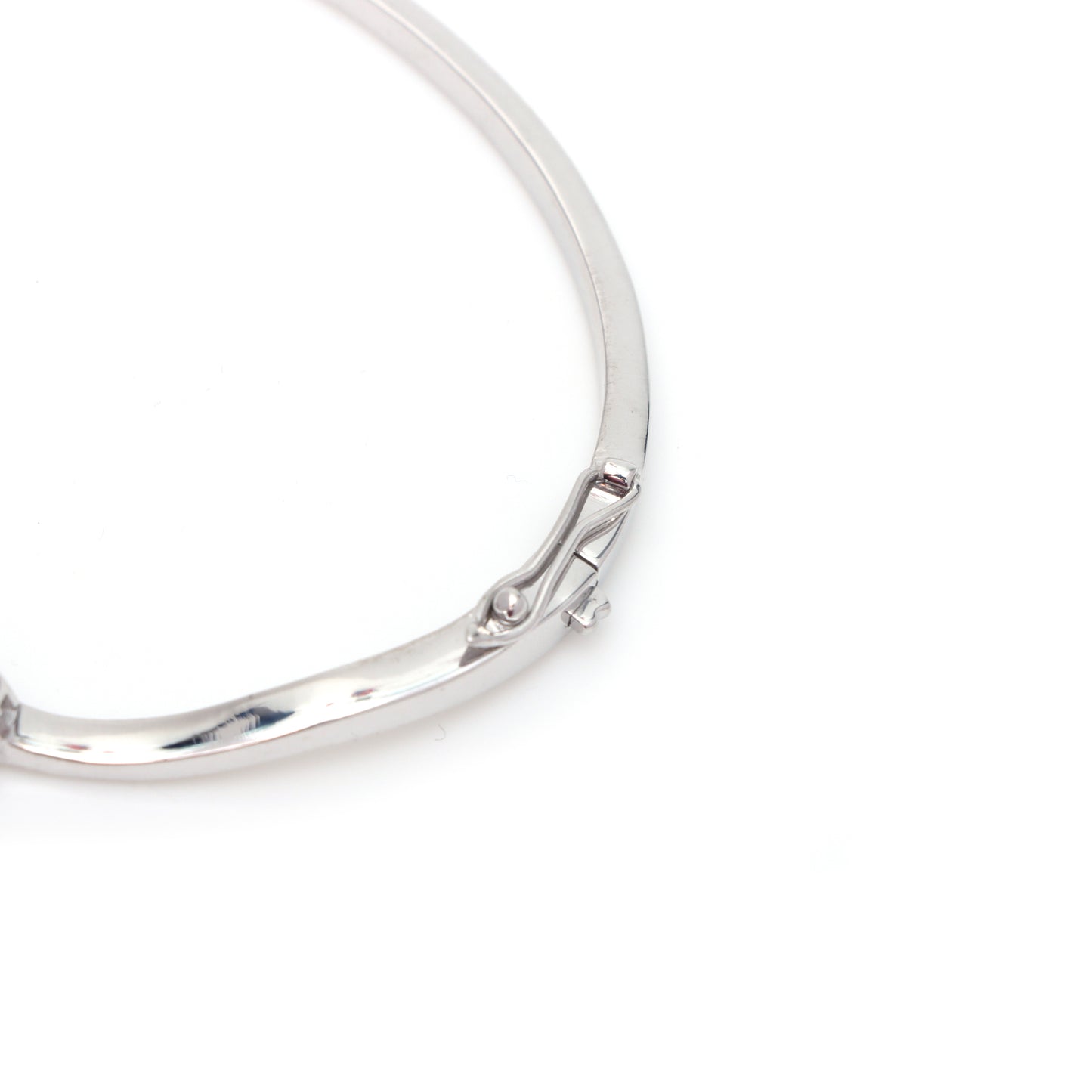 Natural Rose Quartz Oval Cut Gemstone Bangle 925 Sterling Silver January Birthstone Handmade Bangle Gift for Her