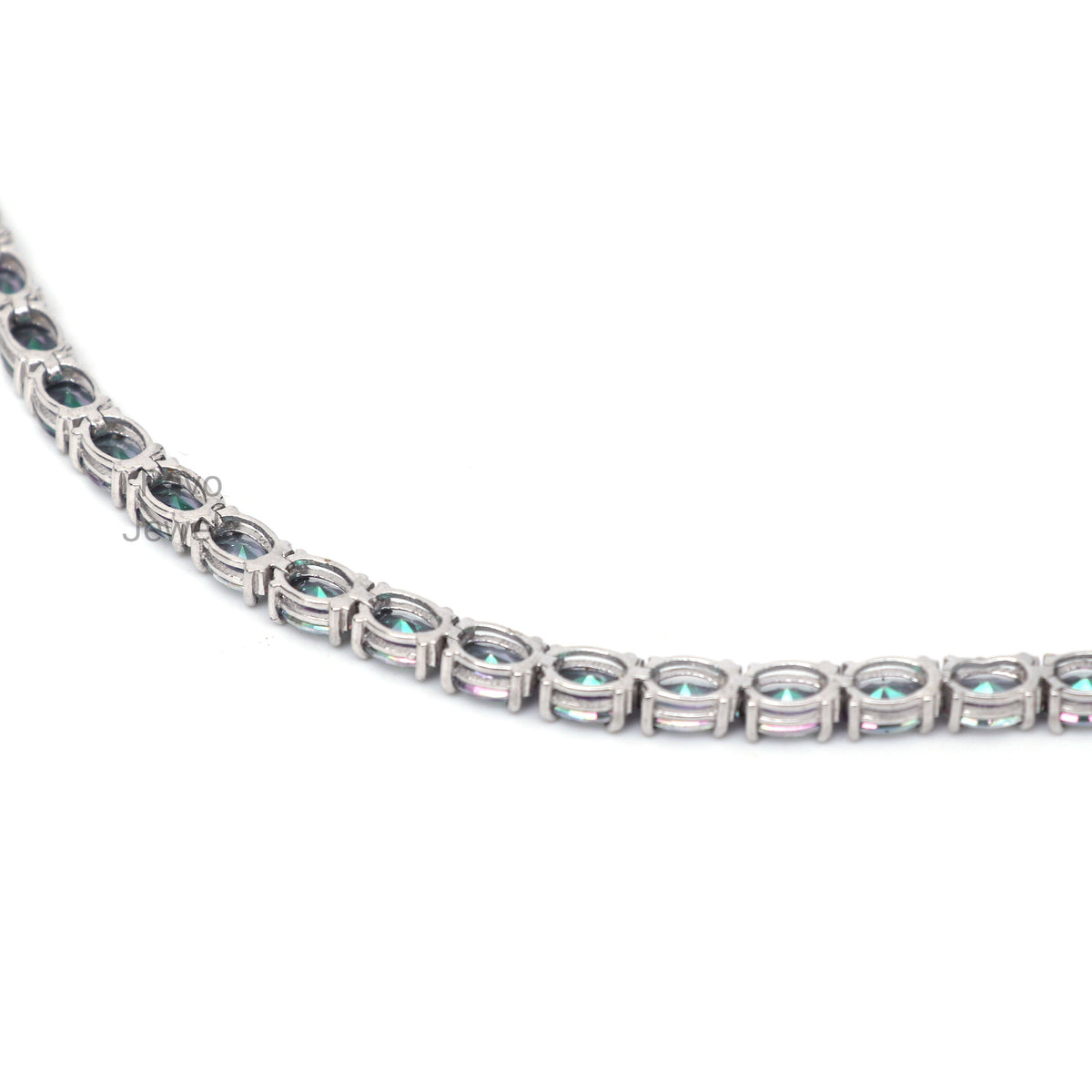 Mystic Topaz Tennis Bracelet, 925 Sterling Silver, Christmas Gifts