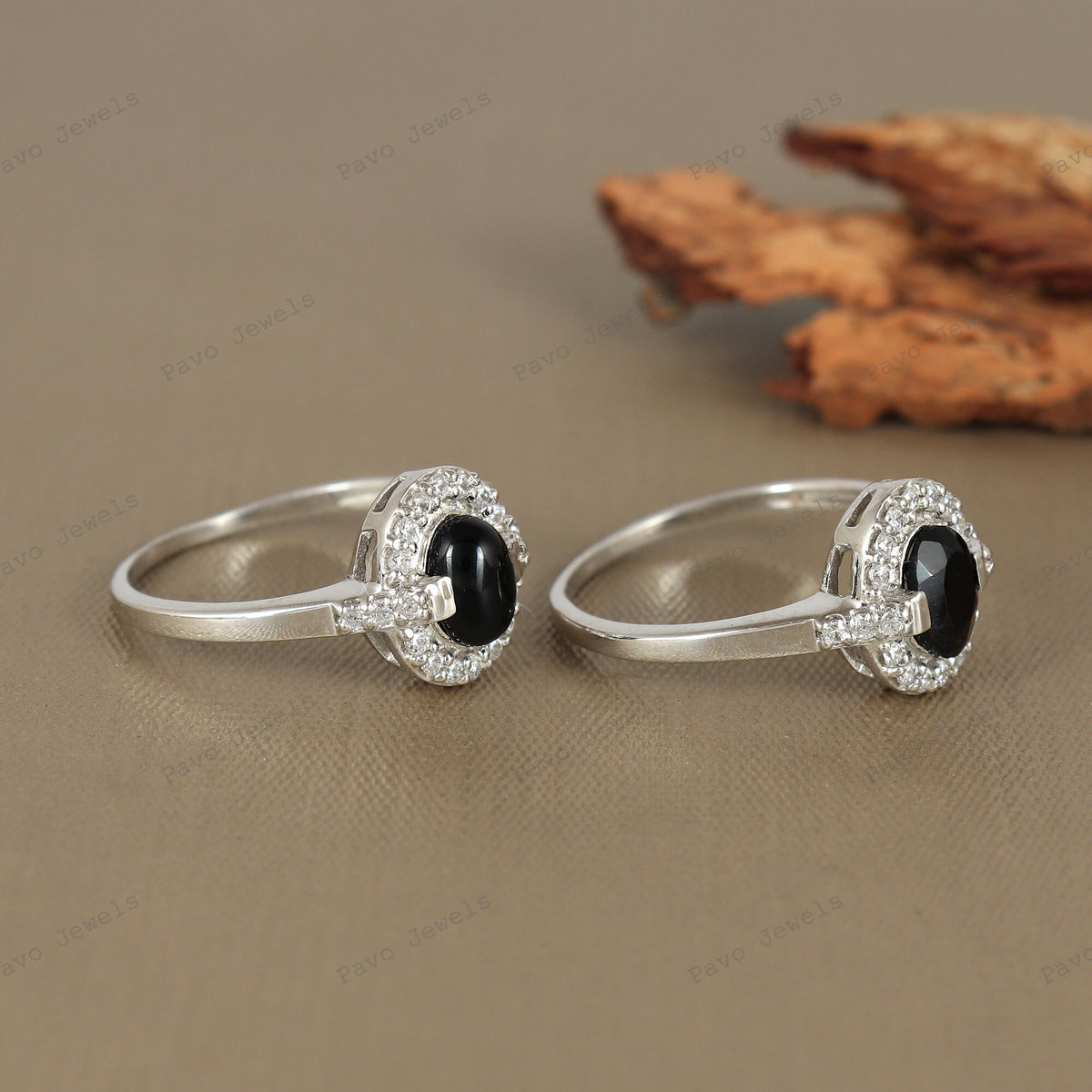 Black Onyx Ring Sterling Silver: Minimalist Oval Gemstone, Christmas Jewelry