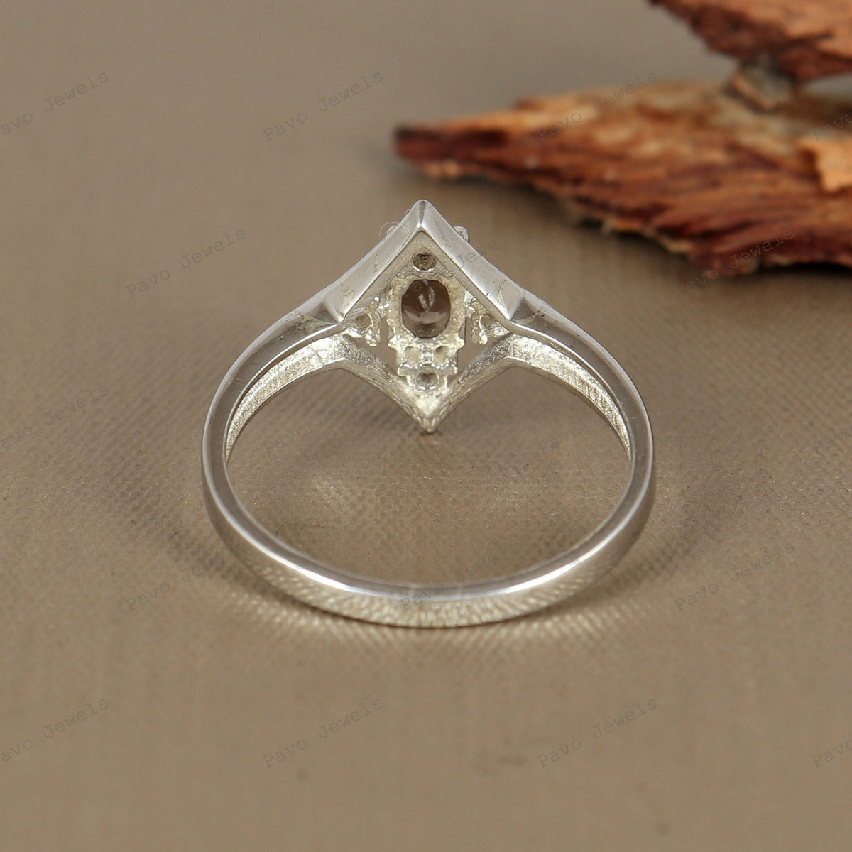 Smoky Quartz Ring: 925 Sterling Silver, Handmade Gemstone Jewelry