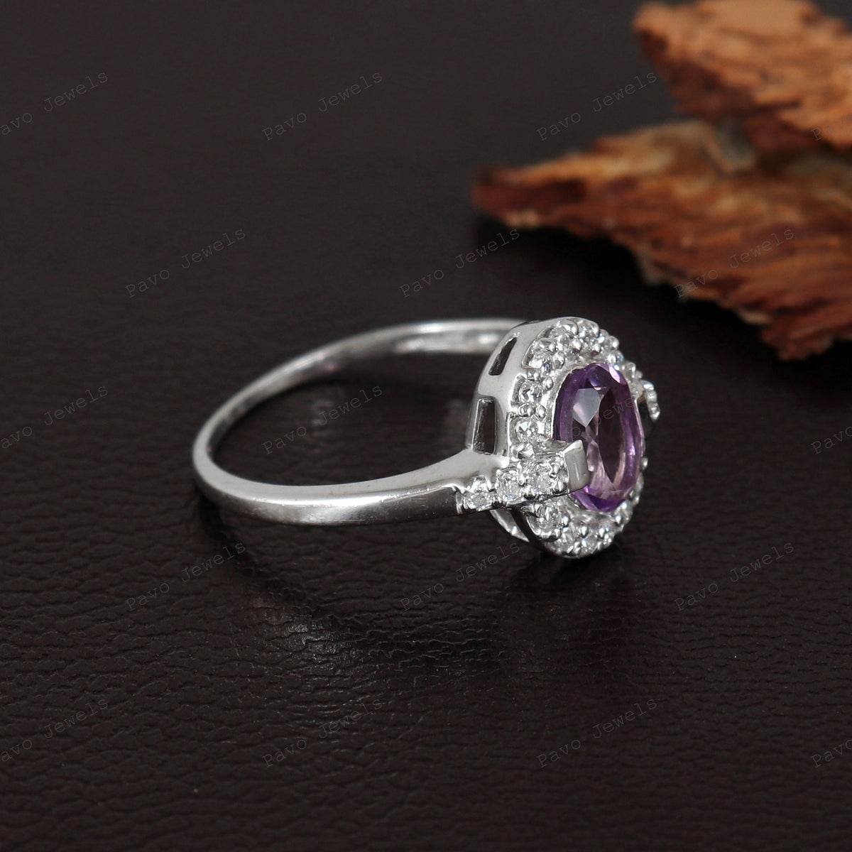 Handmade Sterling Silver Amethyst Ring, February Birthstone