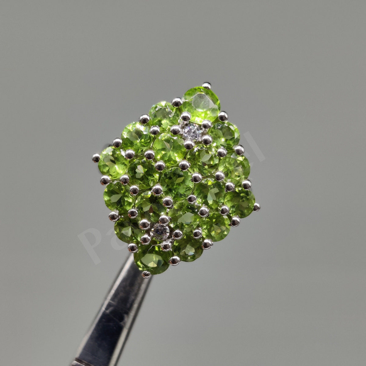 Peridot Ring, Sterling Silver Statement Ring, Christmas Gifts For Her