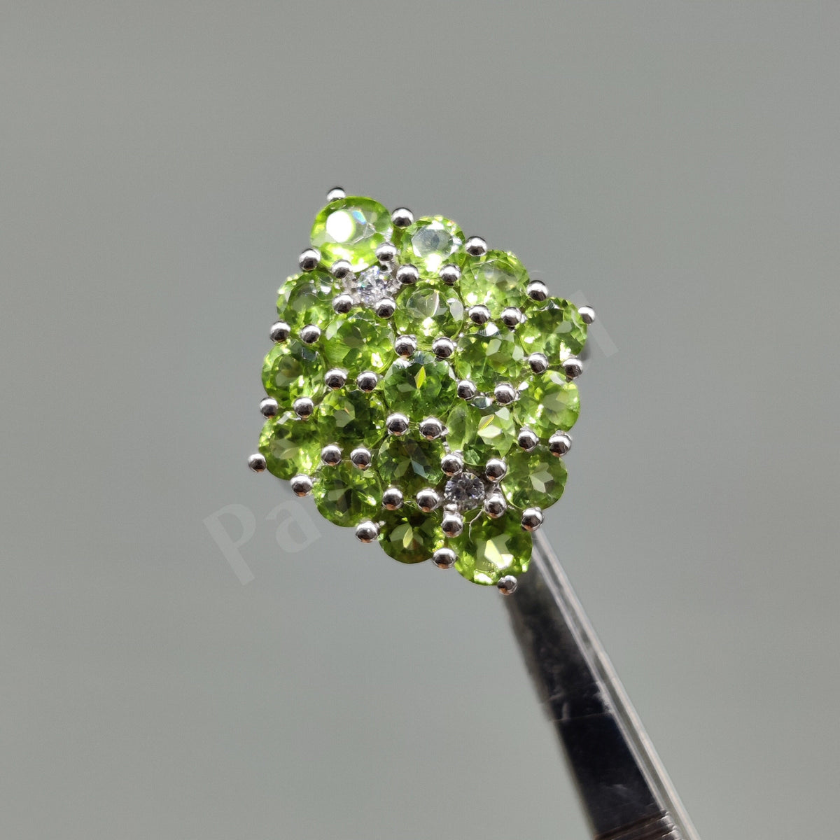 Peridot Ring, Sterling Silver Statement Ring, Christmas Gifts For Her