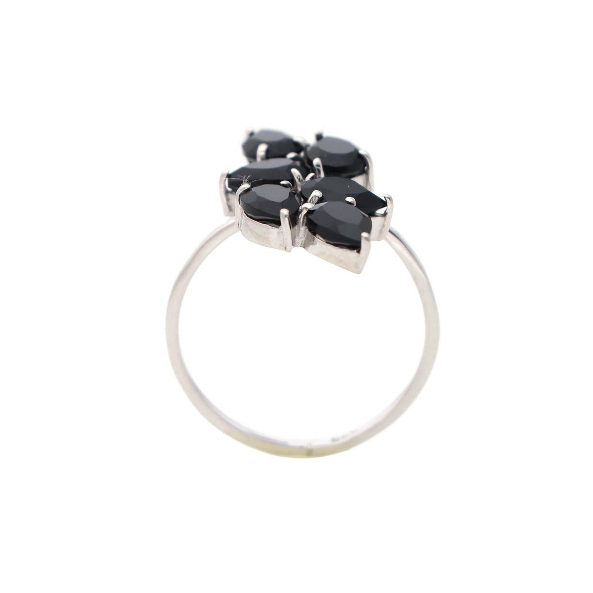 Black Onyx Sterling Silver Handmade Gemstone Ring Christmas Gift For Her