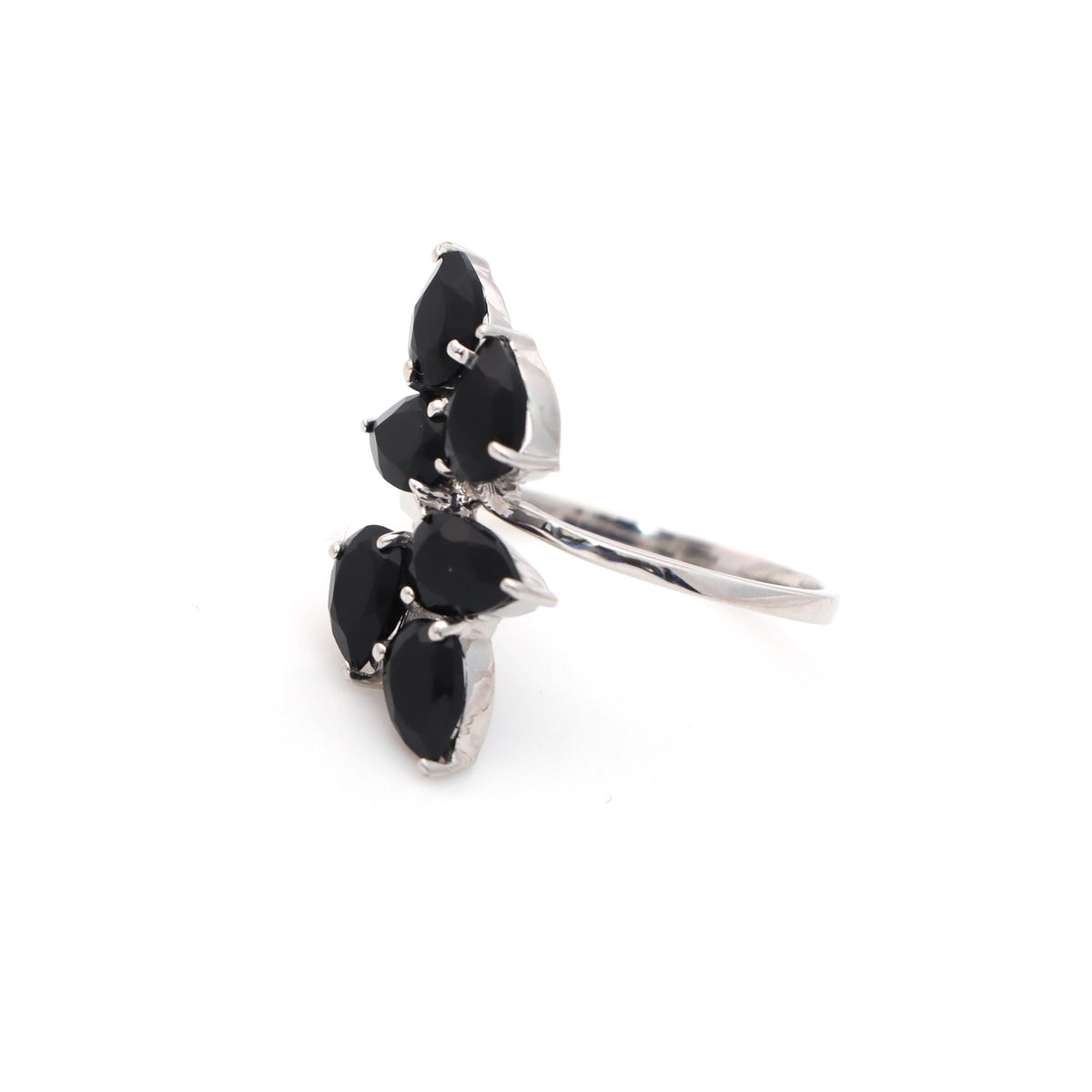 Black Onyx Sterling Silver Handmade Gemstone Ring Christmas Gift For Her