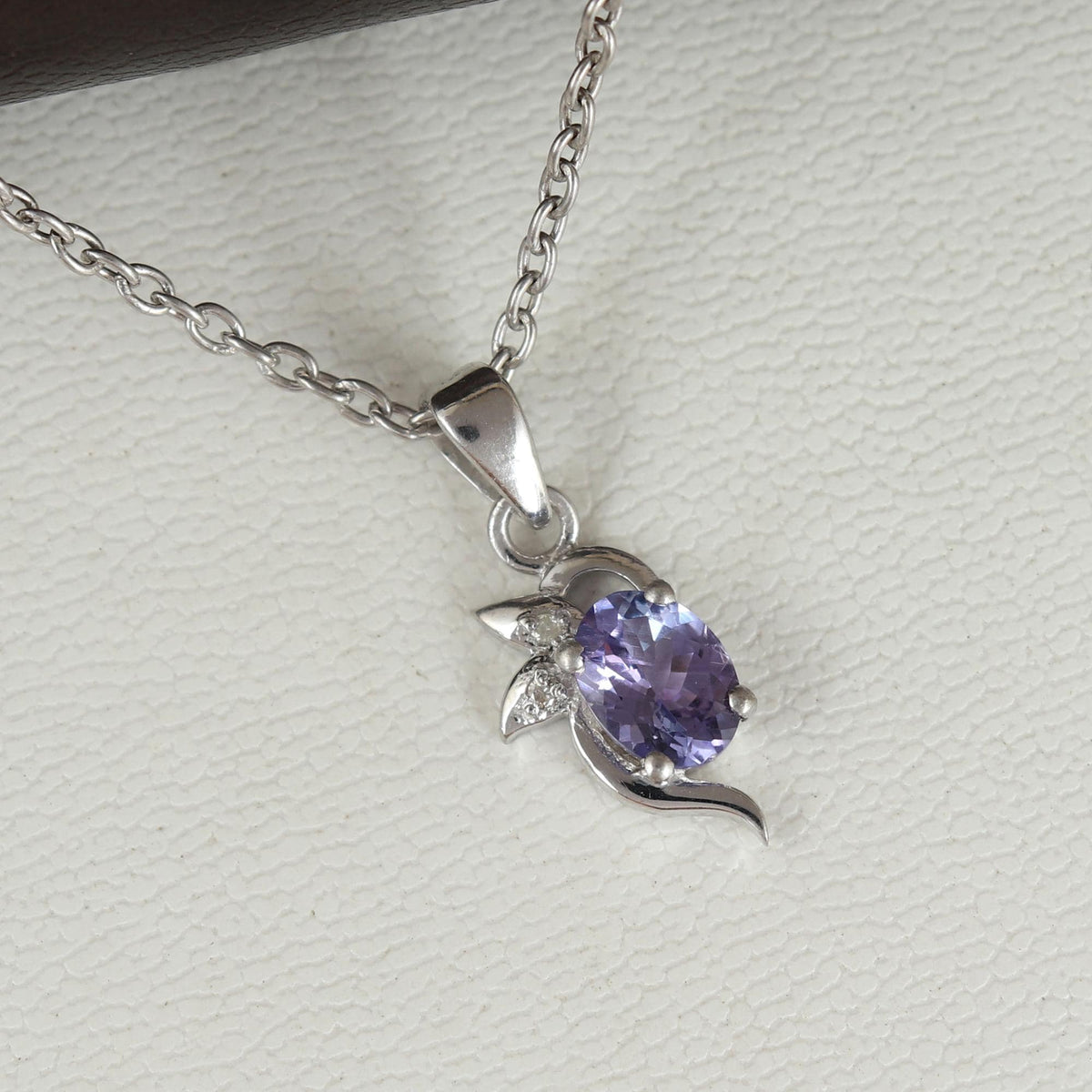 Tanzanite Pendant-Gemstone Dainty Pendant-Sterling Silver Jewelry-Tanzanite Necklace