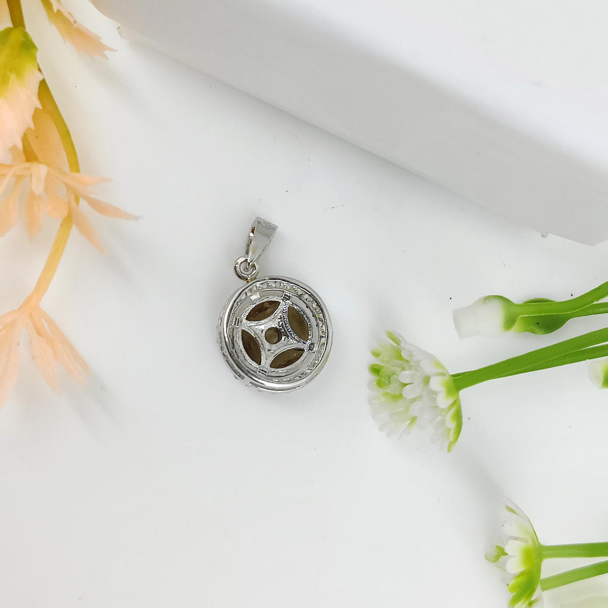 Handmade Sterling Silver Smoky Quartz Pendant, June Birthstone