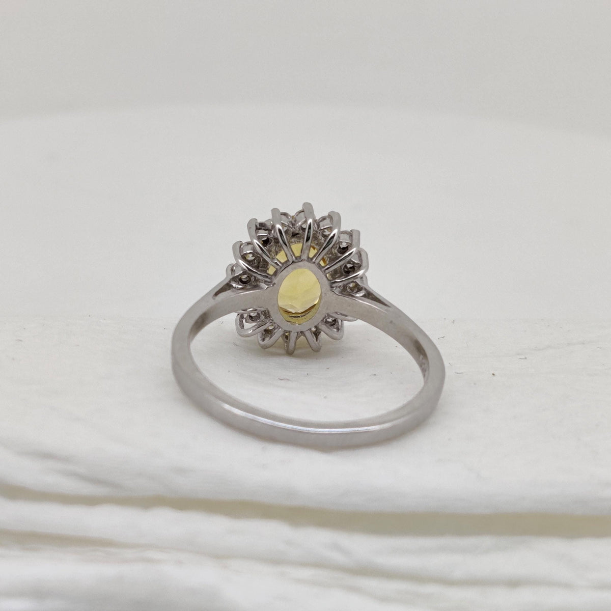 Citrine Ring Sterling Silver Birthstone Unique Handmade Gifts for Women