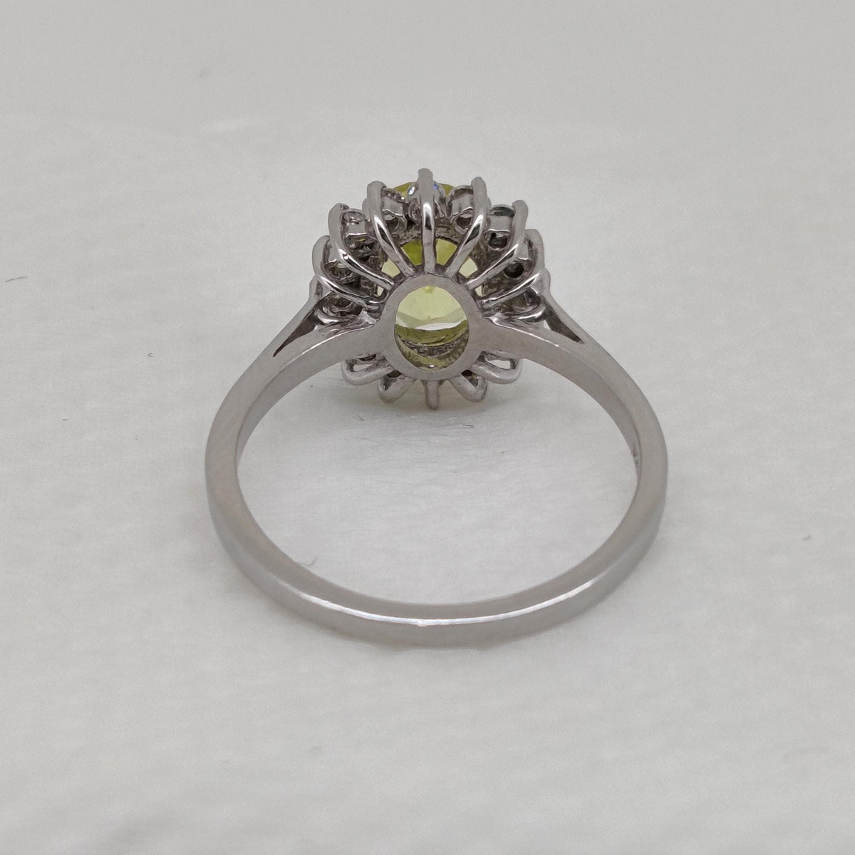 Lemon Topaz Ring: 925 Silver November Birthstone Statement Gift