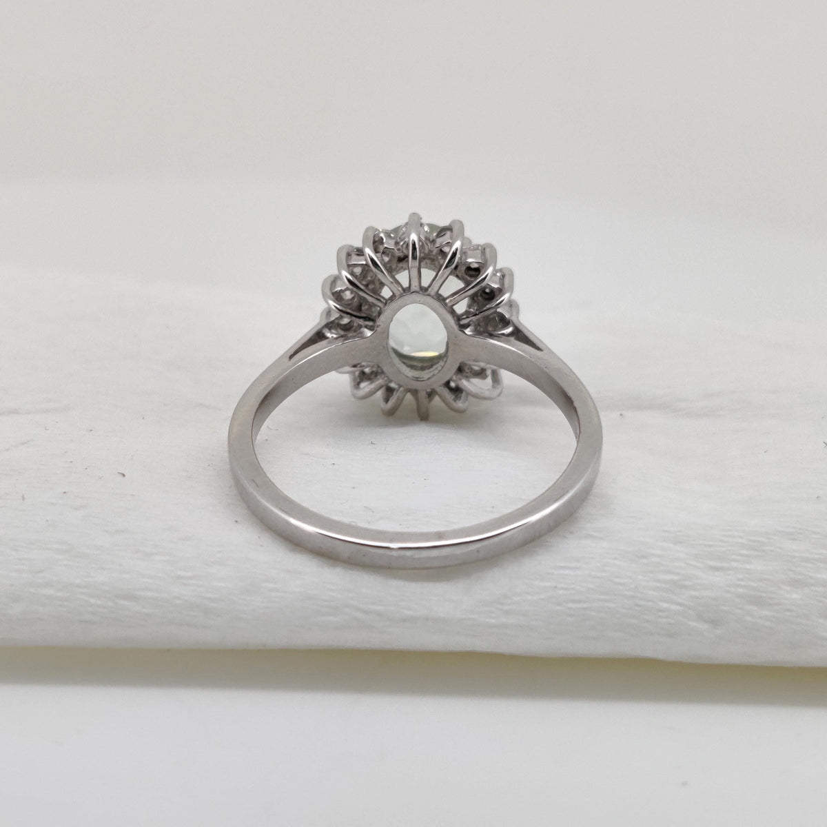 Green Amethyst Ring for Women Handmade Unique Gemstone Jewelry Gift