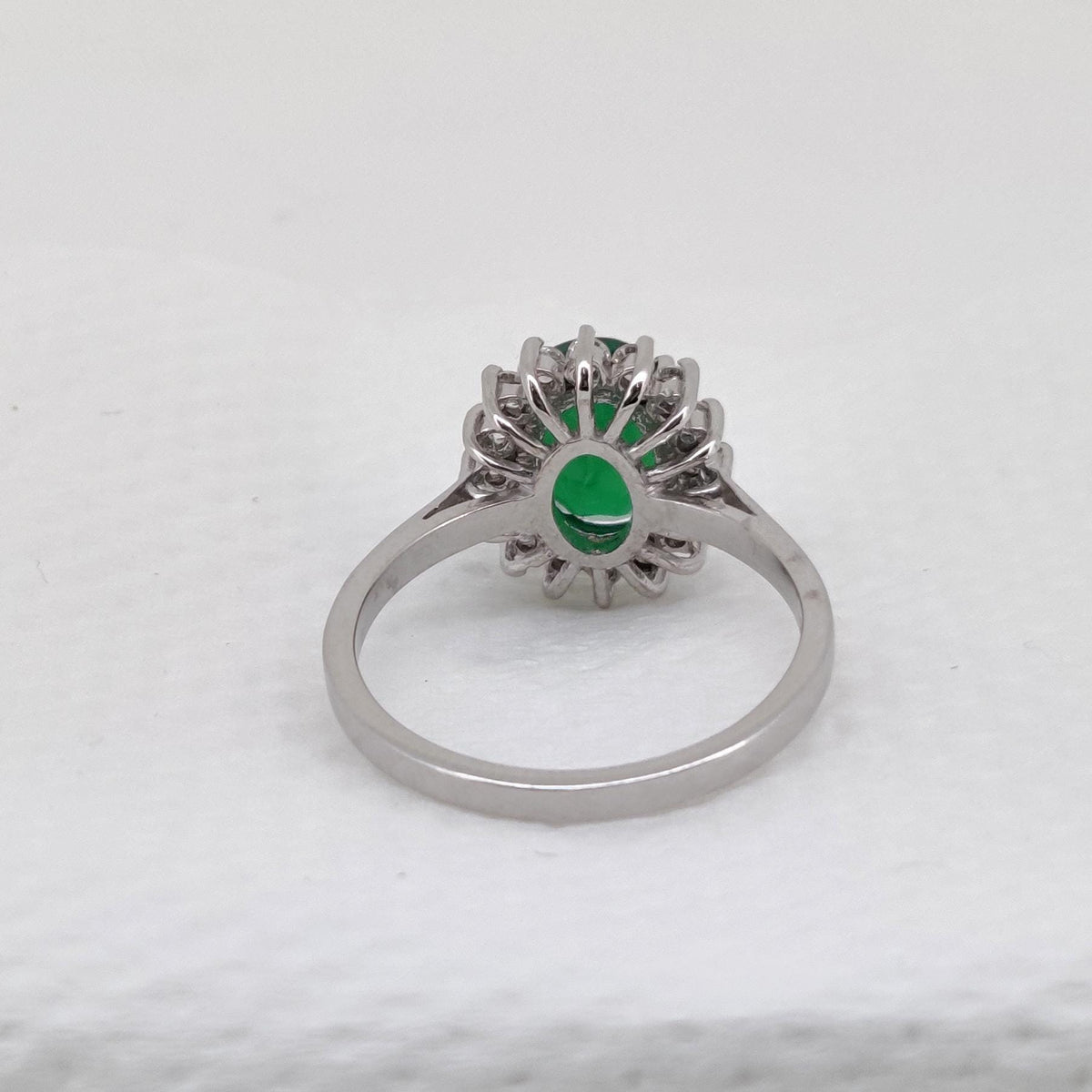 Handmade Green Onyx Silver Ring, Statement Ring Gift for Her