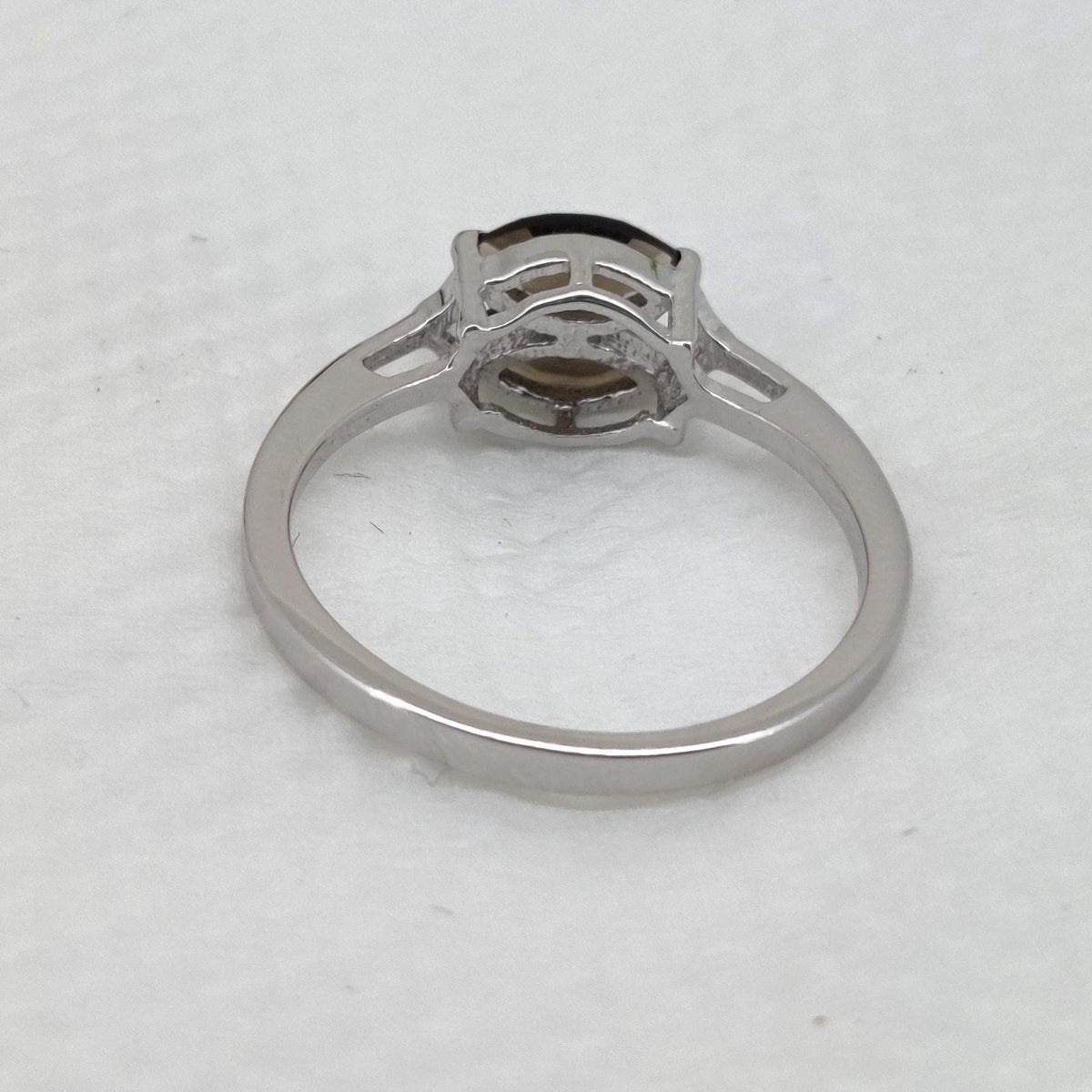 Natural Smoky Quartz Ring: Sterling Silver Statement Ring, Gift For Her