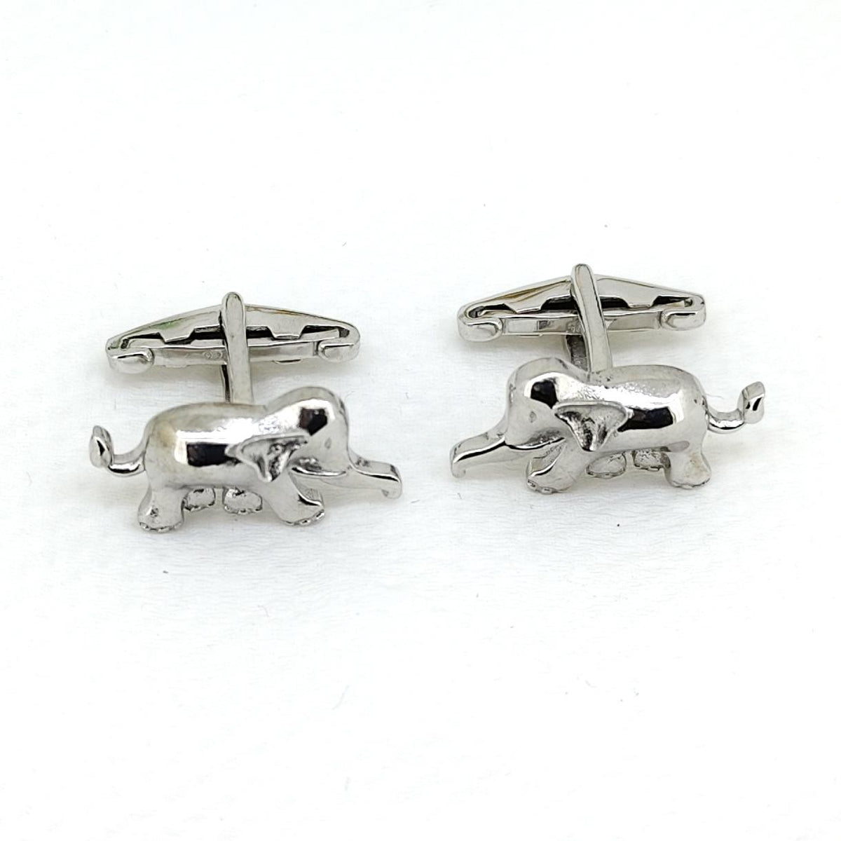 Elephant 925 Sterling Silver Cufflinks- Unique Handmade Animal Cufflinks- Men's Accessories- Anniversary Gift