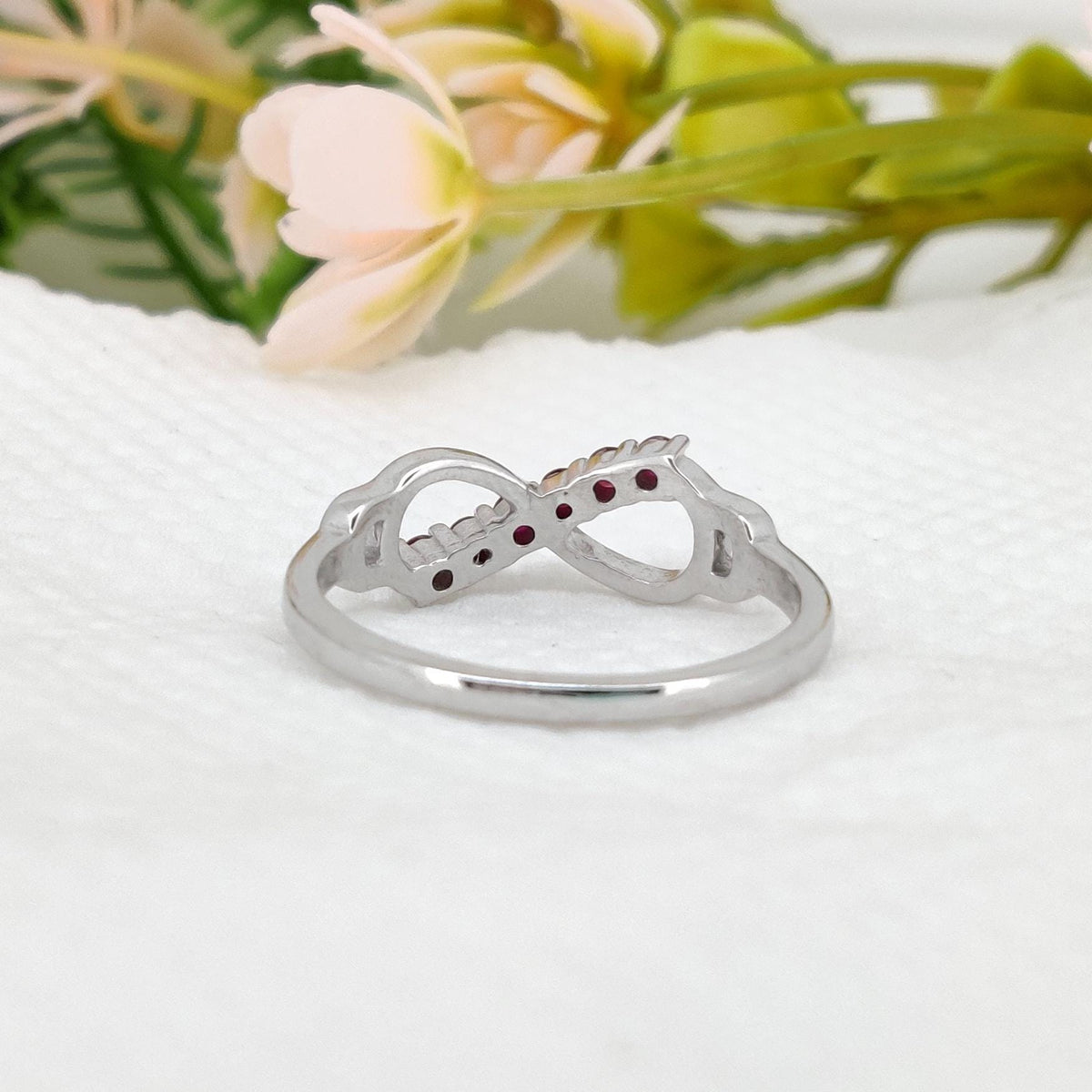 Natural Ruby Sterling Silver Ring, Handmade Gemstone Ring, Birthstone Gifts For Her