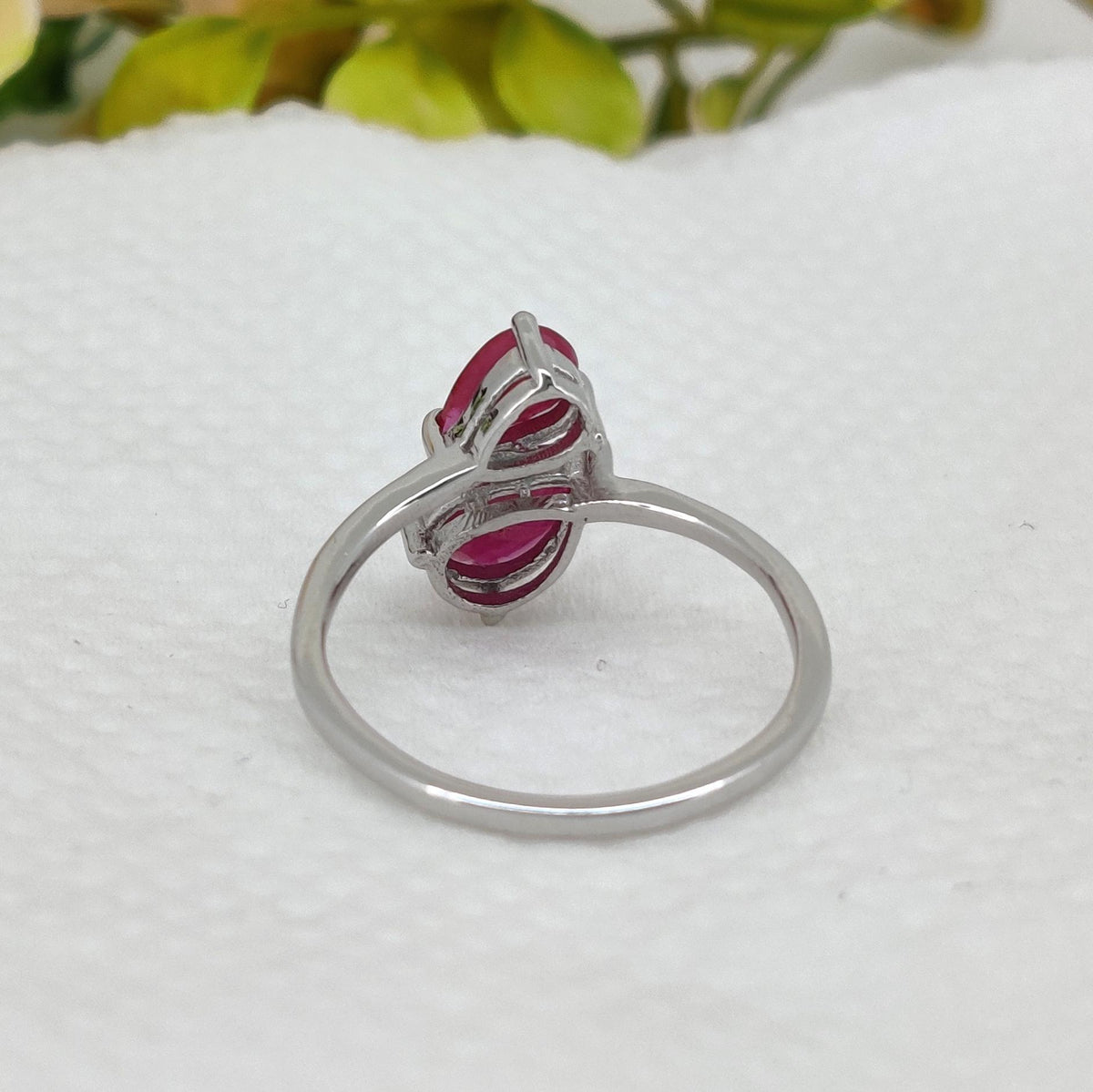 Handmade Natural Ruby Ring, 925 Sterling Silver, July Birthstone, Ruby Gemstone Jewelry