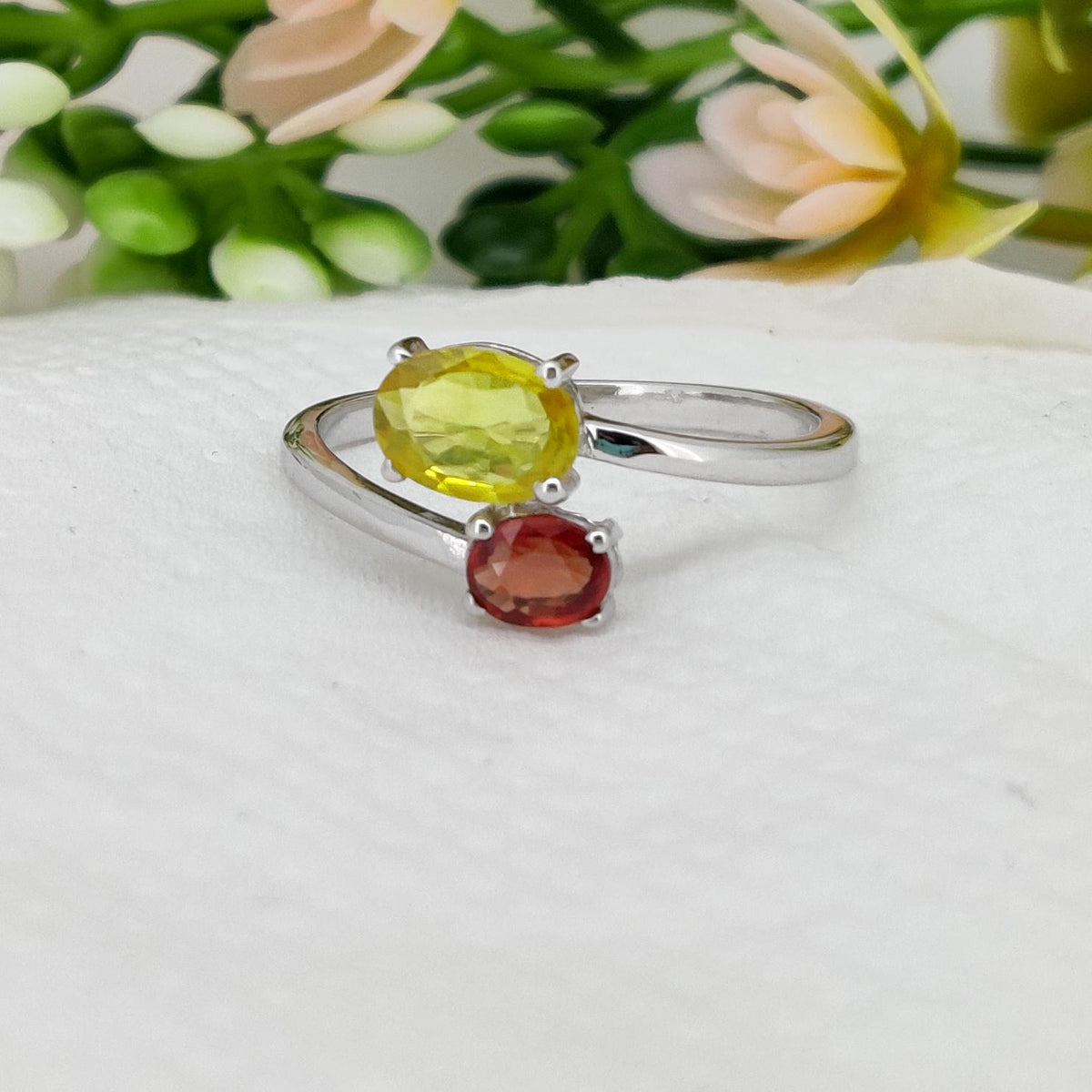 Multi Sapphire Sterling Silver Ring, Sapphire Jewelry, September  Birthstone, Gifts For Her