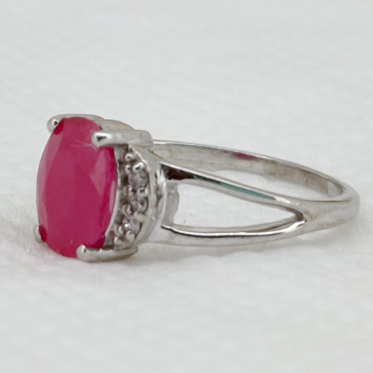 Natural Ruby Ring, 925 Sterling Silver, July Birthstone, Ruby Jewelry, Gifts For Her