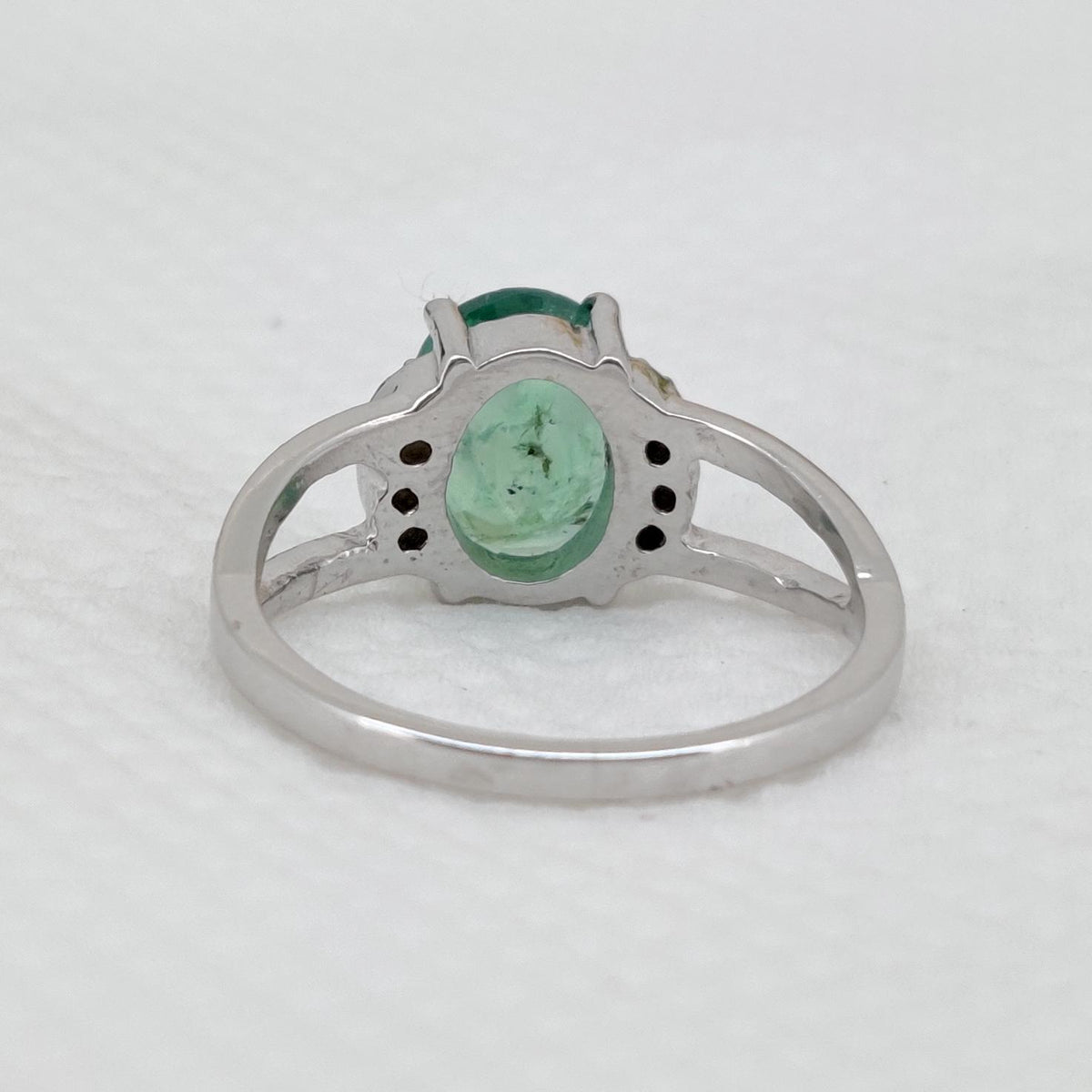 Natural Emerald Ring, 925 Sterling Silver, May Birthstone, Emerald Jewelry, Gifts For Her
