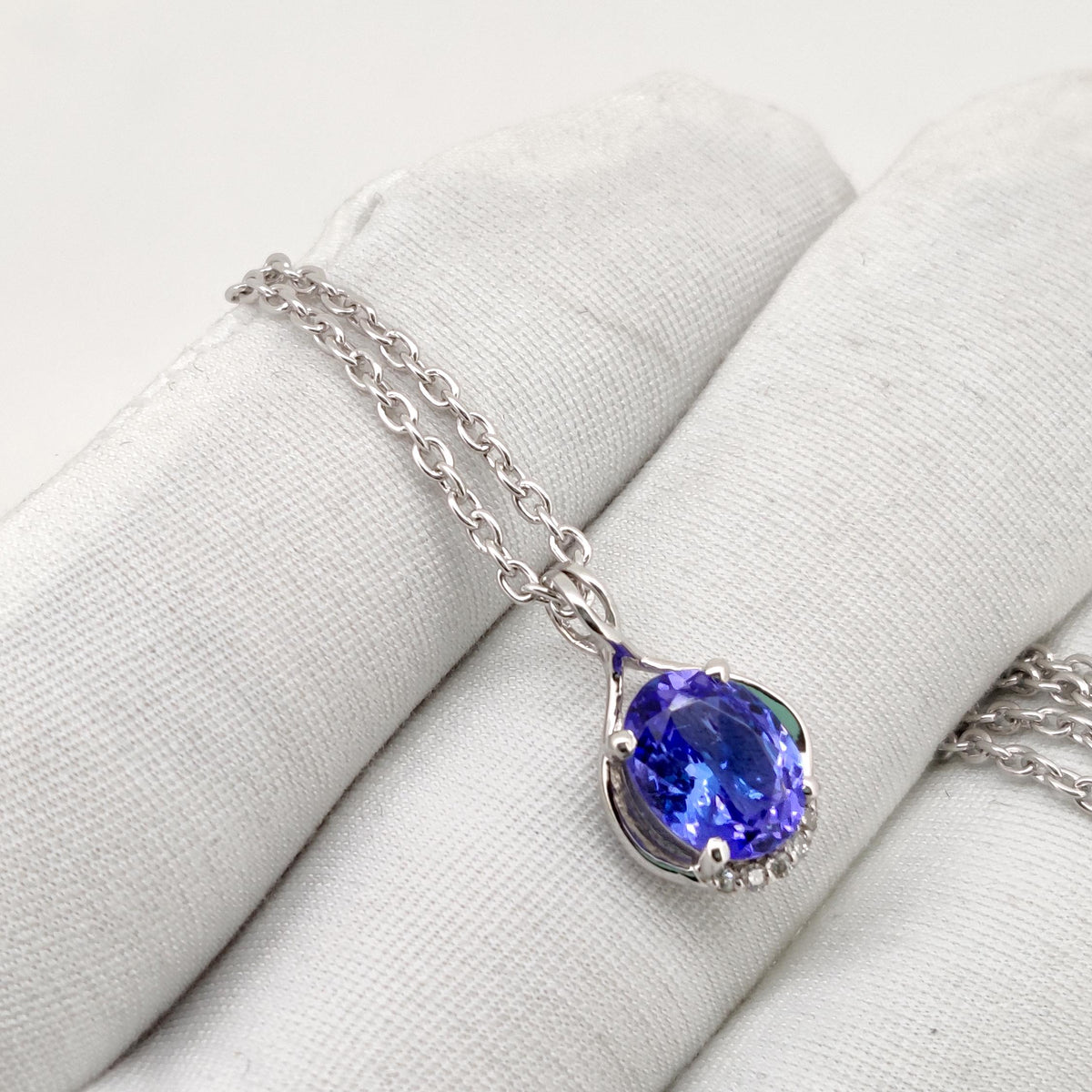 Natural Tanzanite Pendant-925 Sterling Silver-December Birthstone-Handmade Gemstone Jewelry-Anniversary Gift