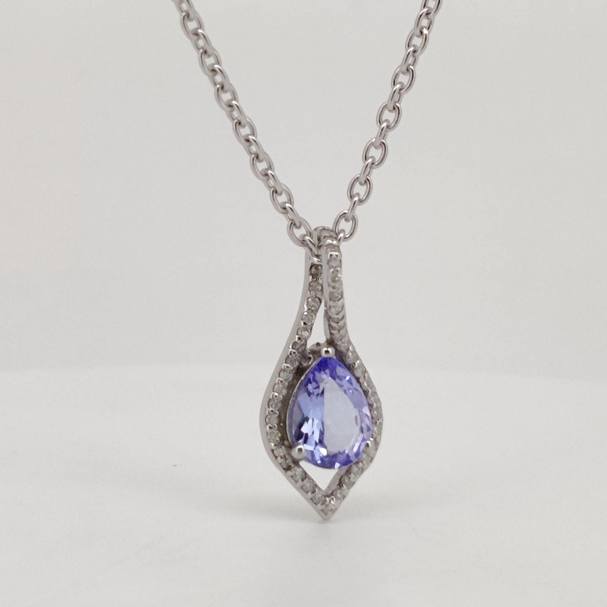 Handmade Tanzanite Pendant-925 Sterling Silver-December Birthstone-Blue Gemstone Jewelry-Anniversary Gift