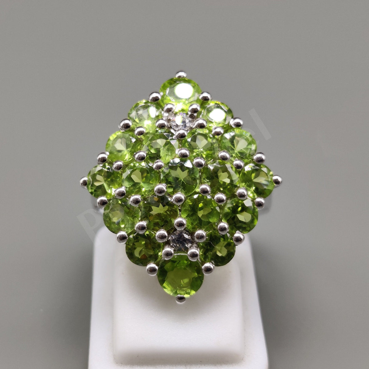 Peridot Ring, Sterling Silver Statement Ring, Christmas Gifts For Her